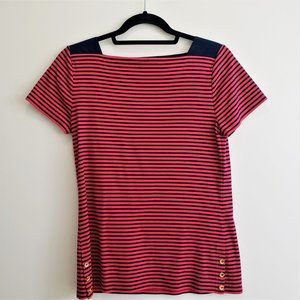 Ralph Lauren Striped T-Shirt Red